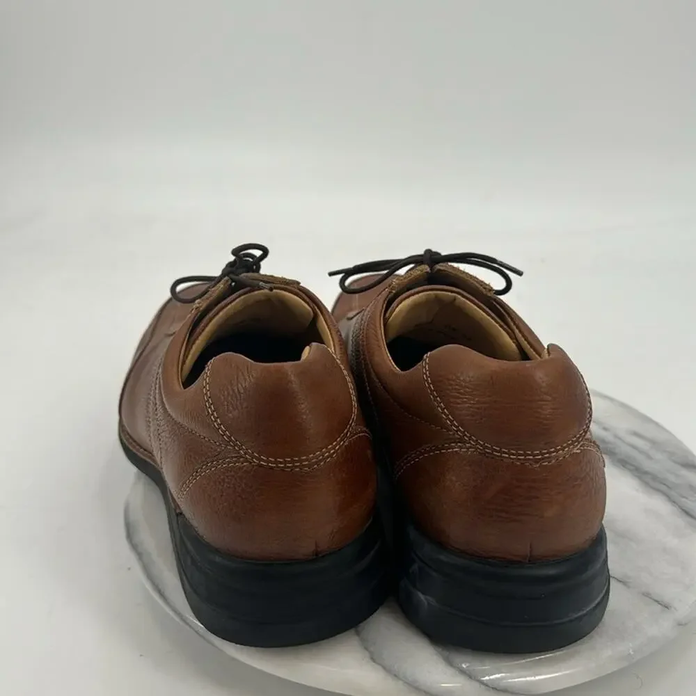 Johnston & Murphy Sheepskin leather lace up loafers